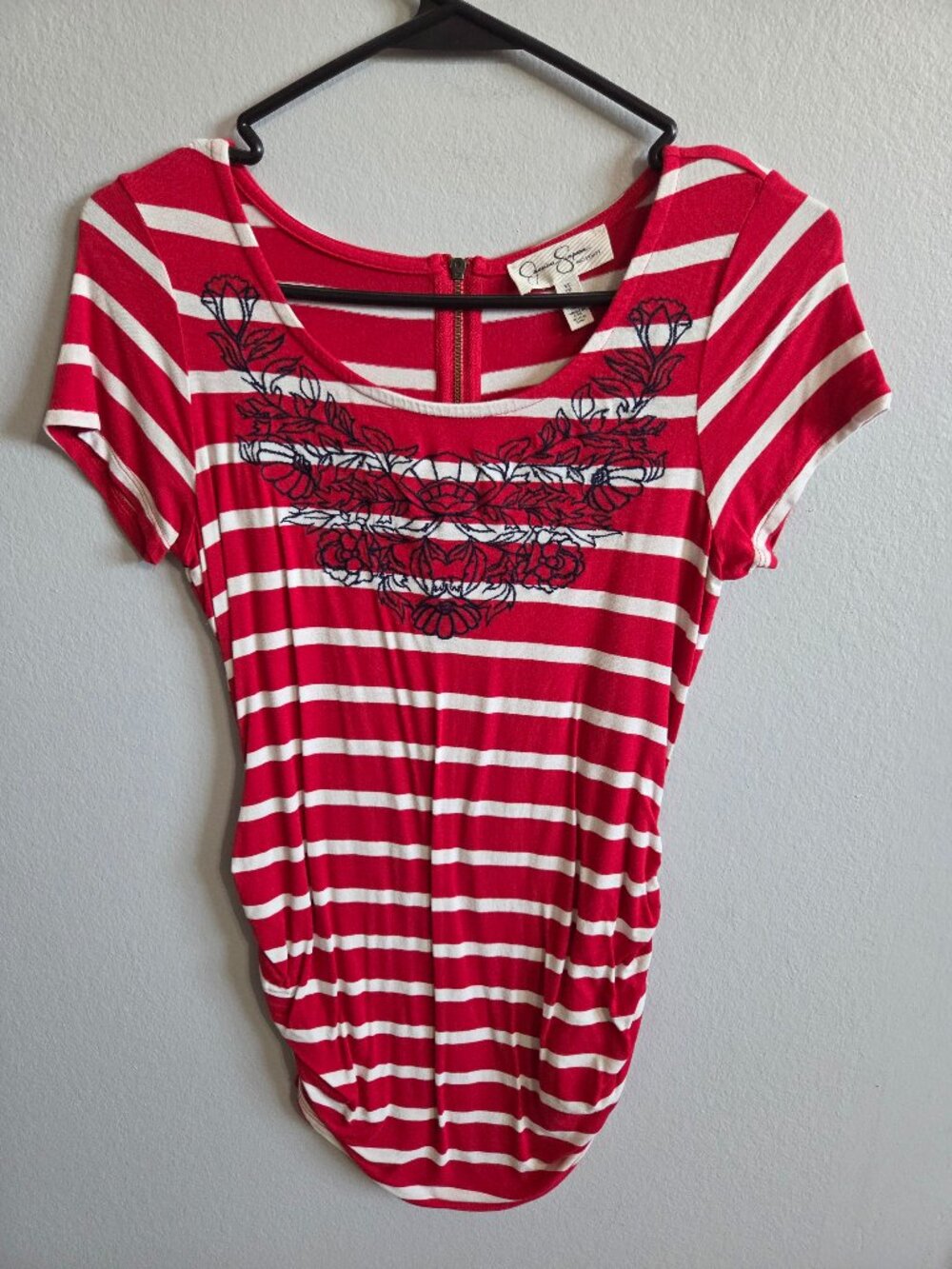 Striped maternity top